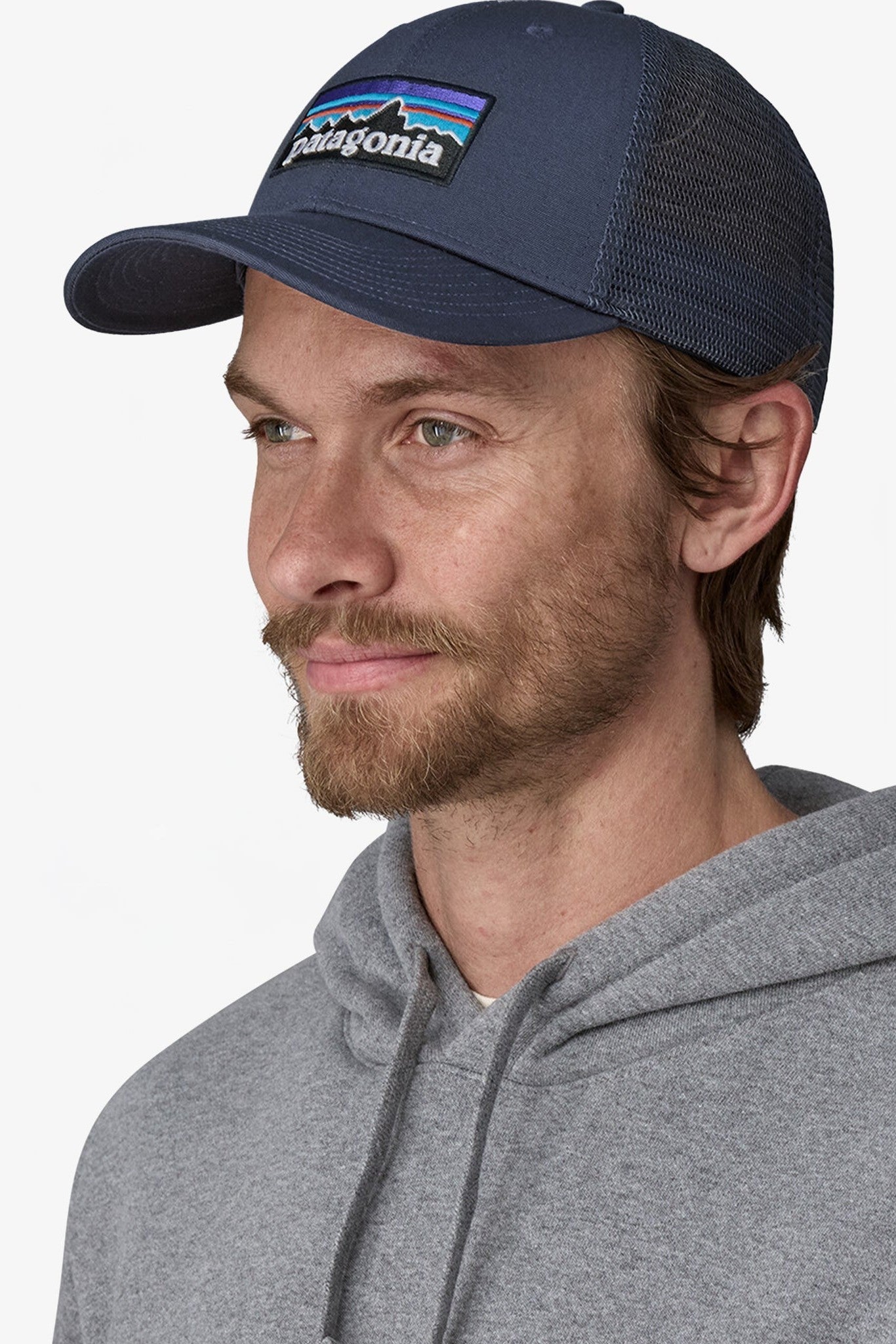 PATAGONIA - P - 6 Logo LoPro Trucker Hat - Abundant Blue - BACKYARD