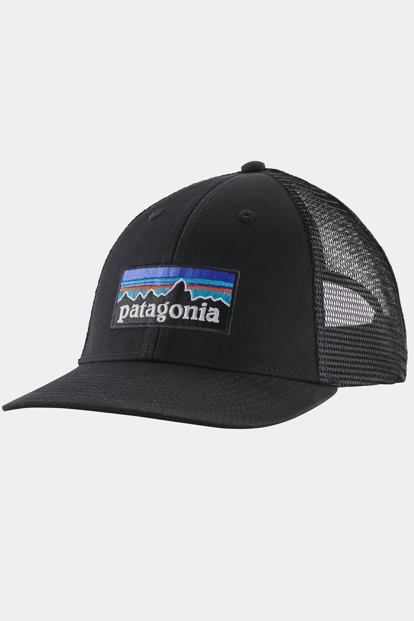 PATAGONIA - P - 6 Logo LoPro Trucker Hat - Black - BACKYARD