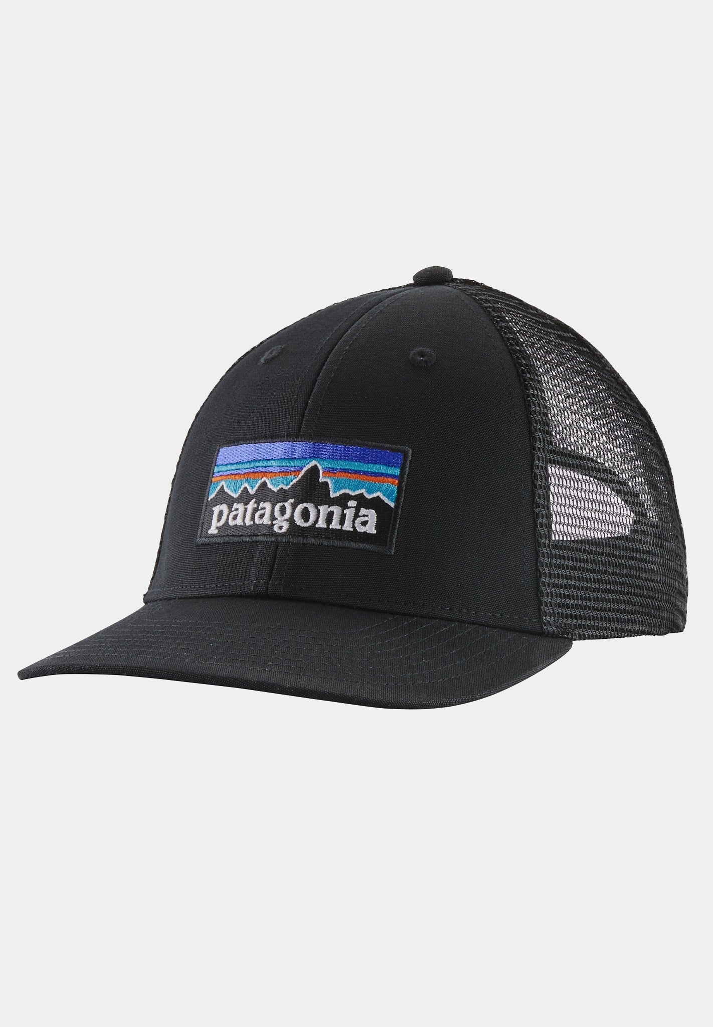 PATAGONIA - P - 6 Logo LoPro Trucker Hat - Black - BACKYARD