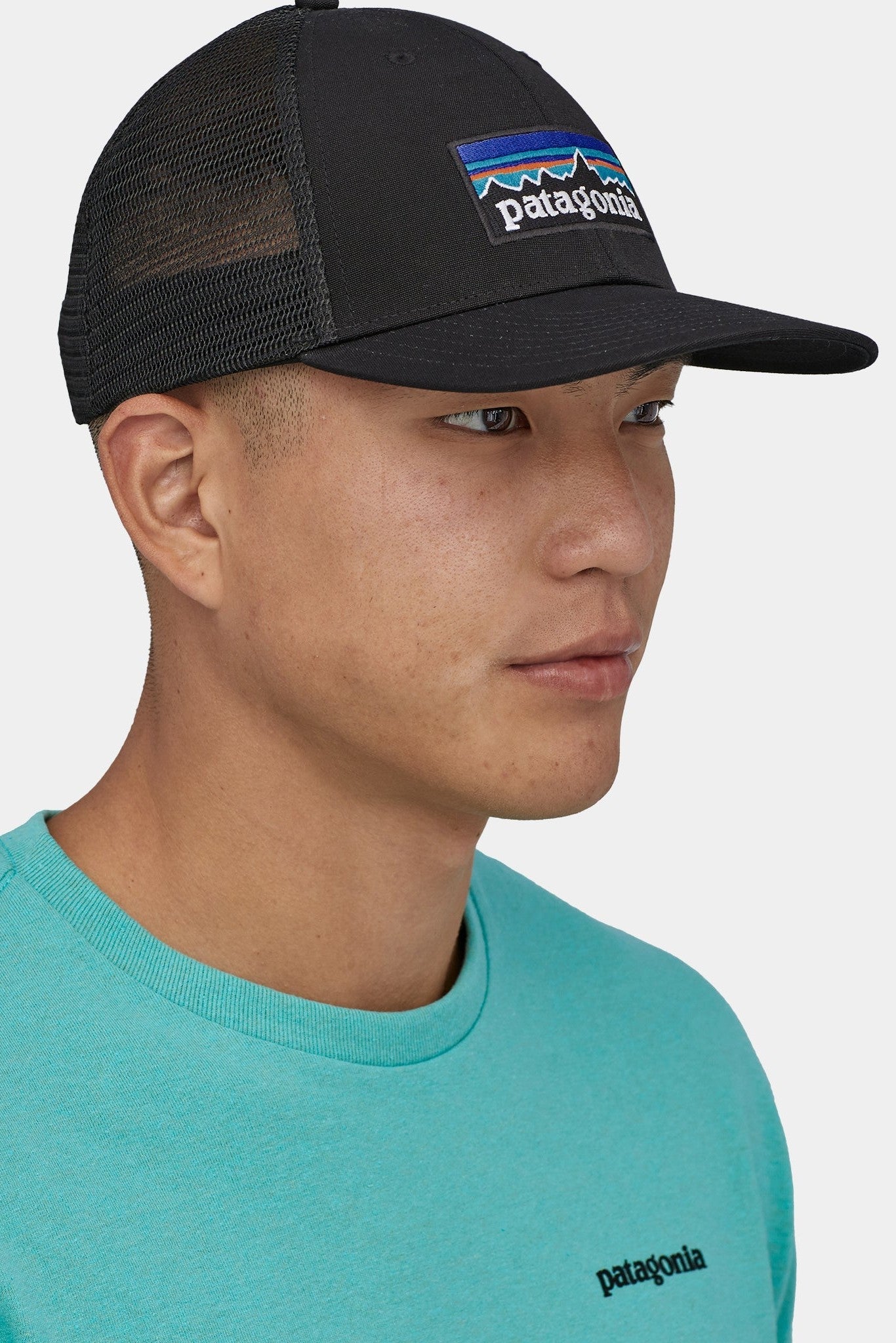 PATAGONIA - P - 6 Logo LoPro Trucker Hat - Black - BACKYARD
