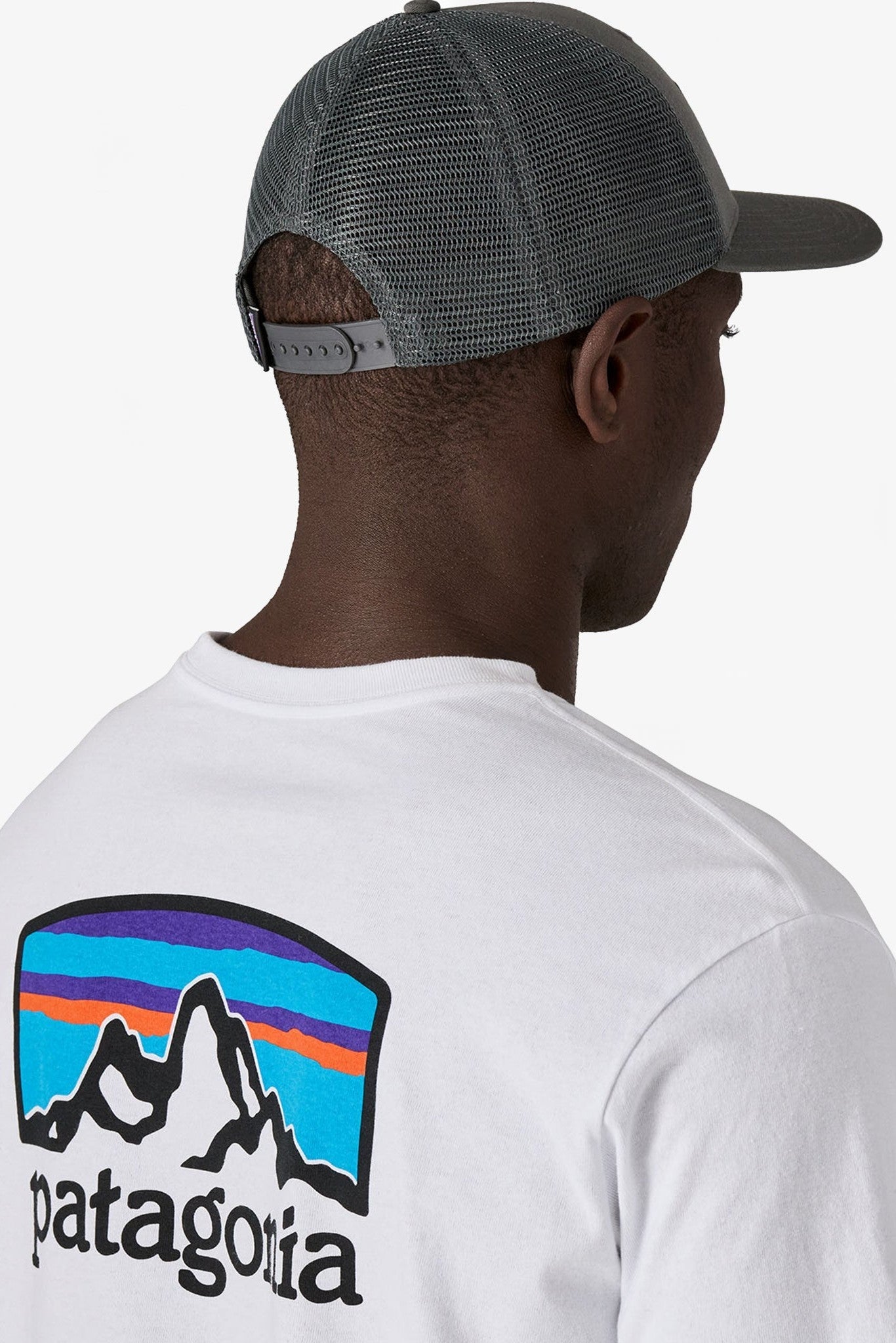 PATAGONIA - P - 6 Logo Trucker Hat - Forge Grey - BACKYARD