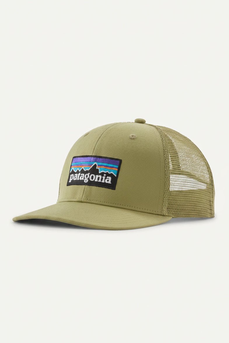 PATAGONIA - P - 6 Logo Trucker Hat - Gumtree Green - BACKYARD