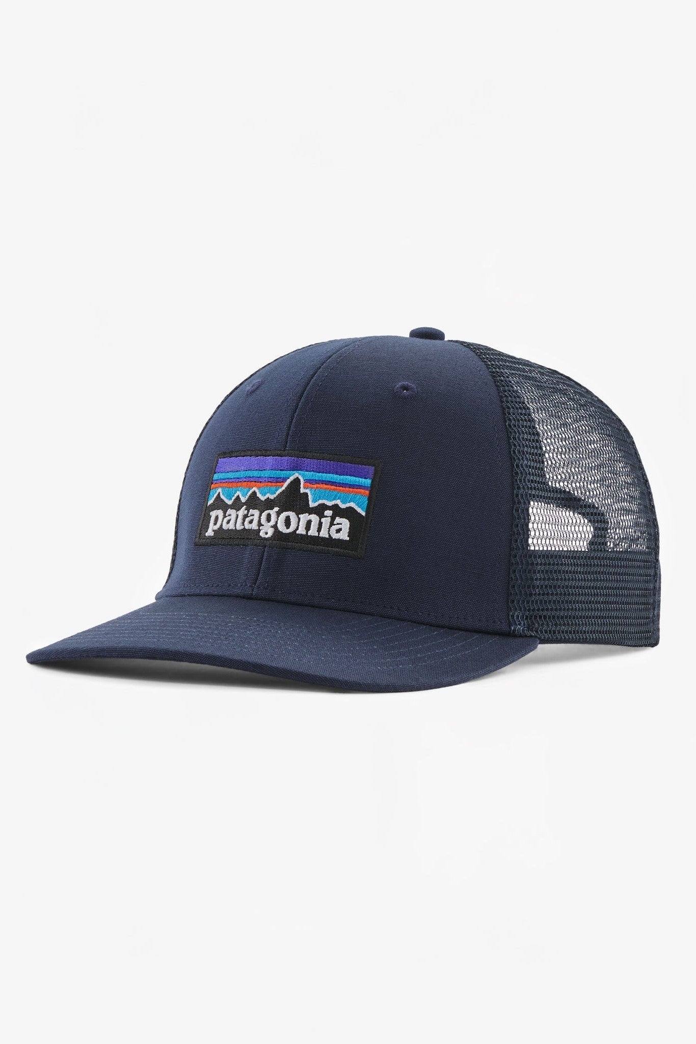 PATAGONIA - P - 6 Logo Trucker Hat - New Navy - BACKYARD