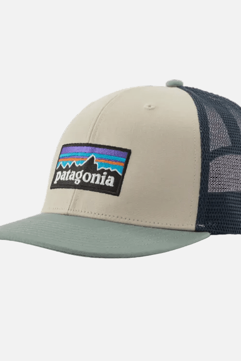 PATAGONIA-P-6 Logo Trucker Hat-Pumice-BACKYARD
