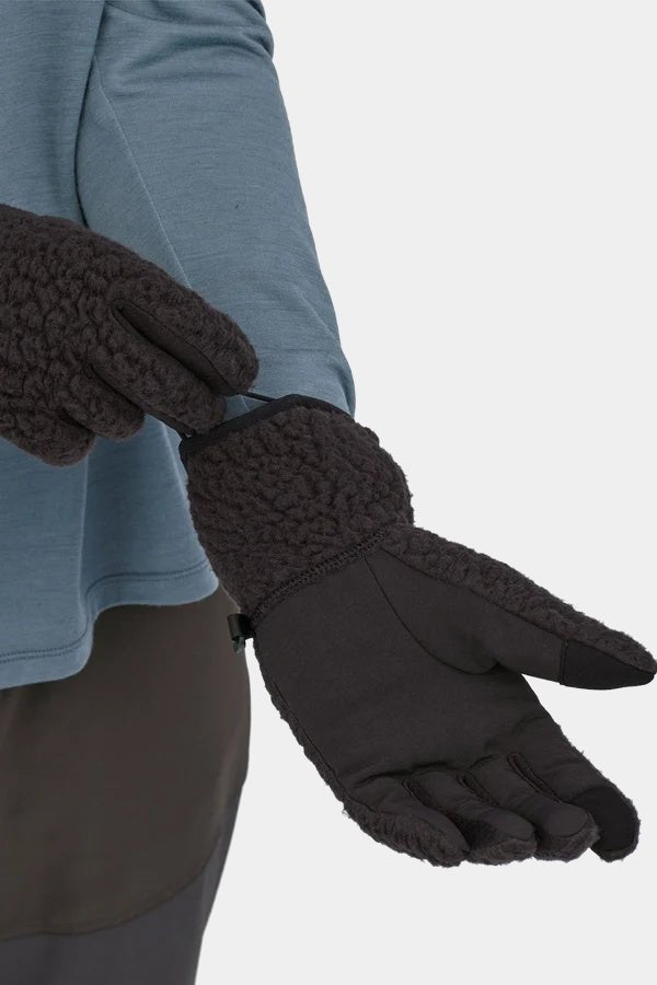 PATAGONIA-Retro Pile Gloves-Black-BACKYARD