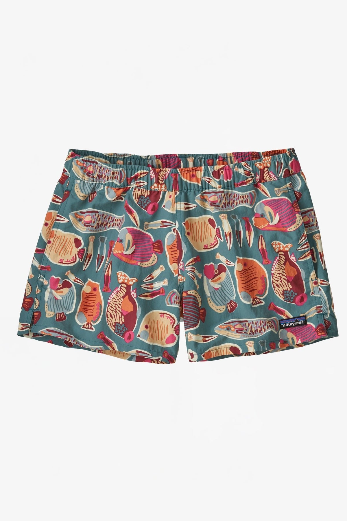 PATAGONIA - Women's Barely Baggies Shorts - Wrasse: Wetland Blue - BACKYARD