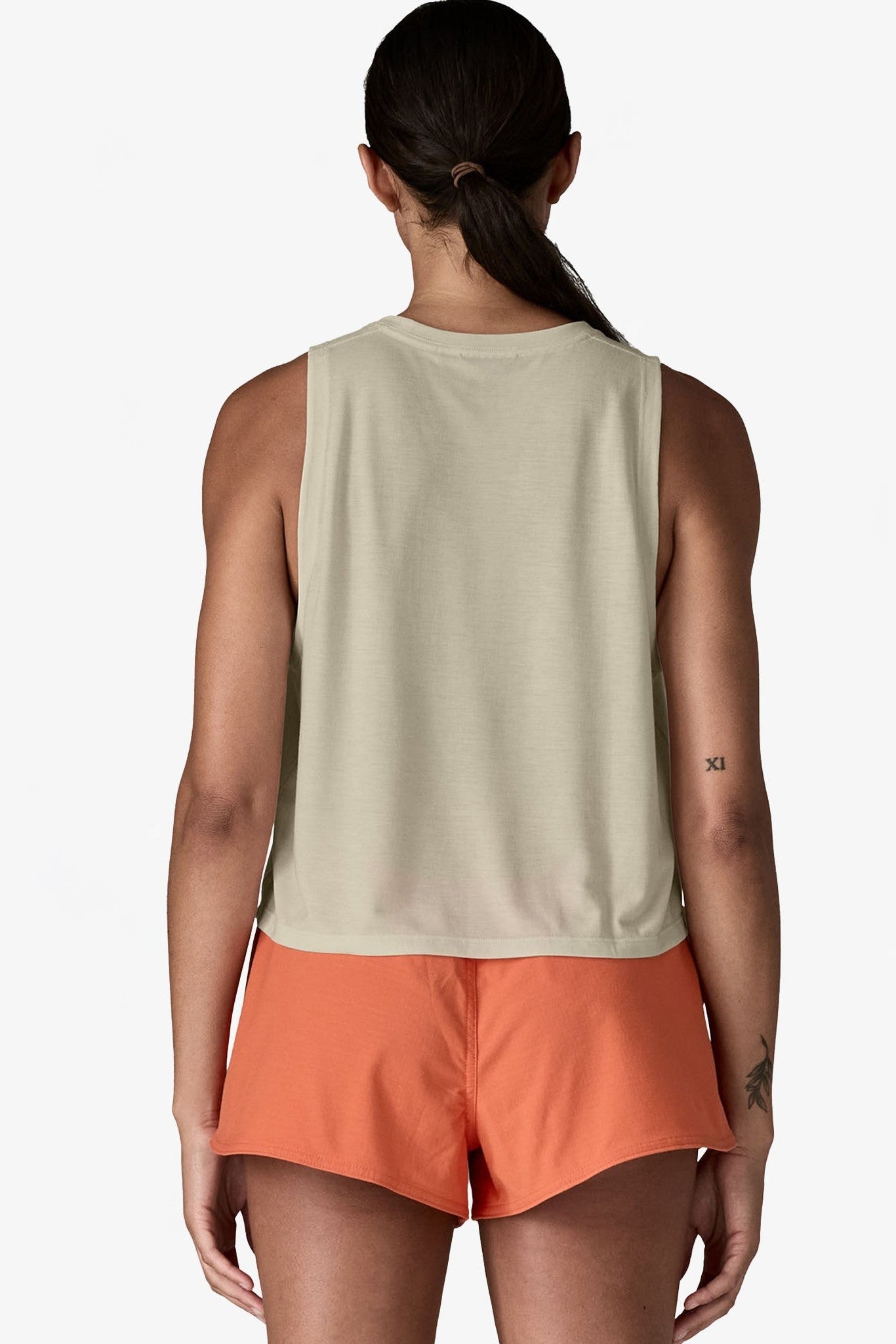 PATAGONIA - Women's Cap Cool Trail Cropped Tank - Blue Sage - BACKYARD