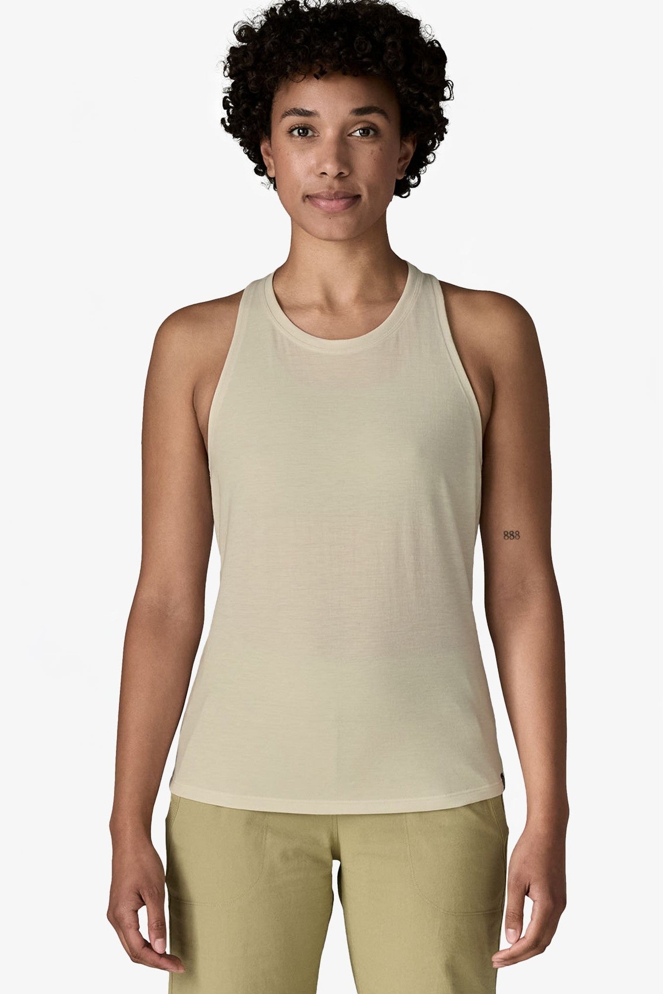 PATAGONIA - Women's Cap Cool Trail Tank - Dyno White - BACKYARD