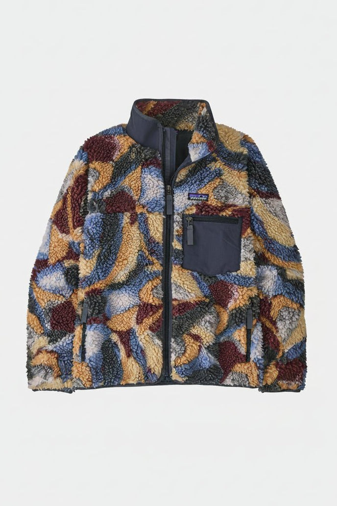 PATAGONIA-Women's Classic Retro-X Jacket-Smudge Smolder Blue-BACKYARD