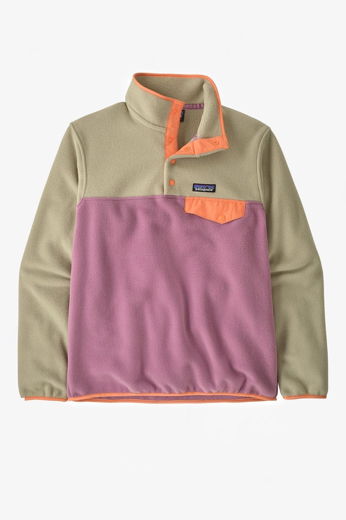 PATAGONIA - Women's Lightweight Synchilla Snap - T Pullover - Light Violet - BACKYARD