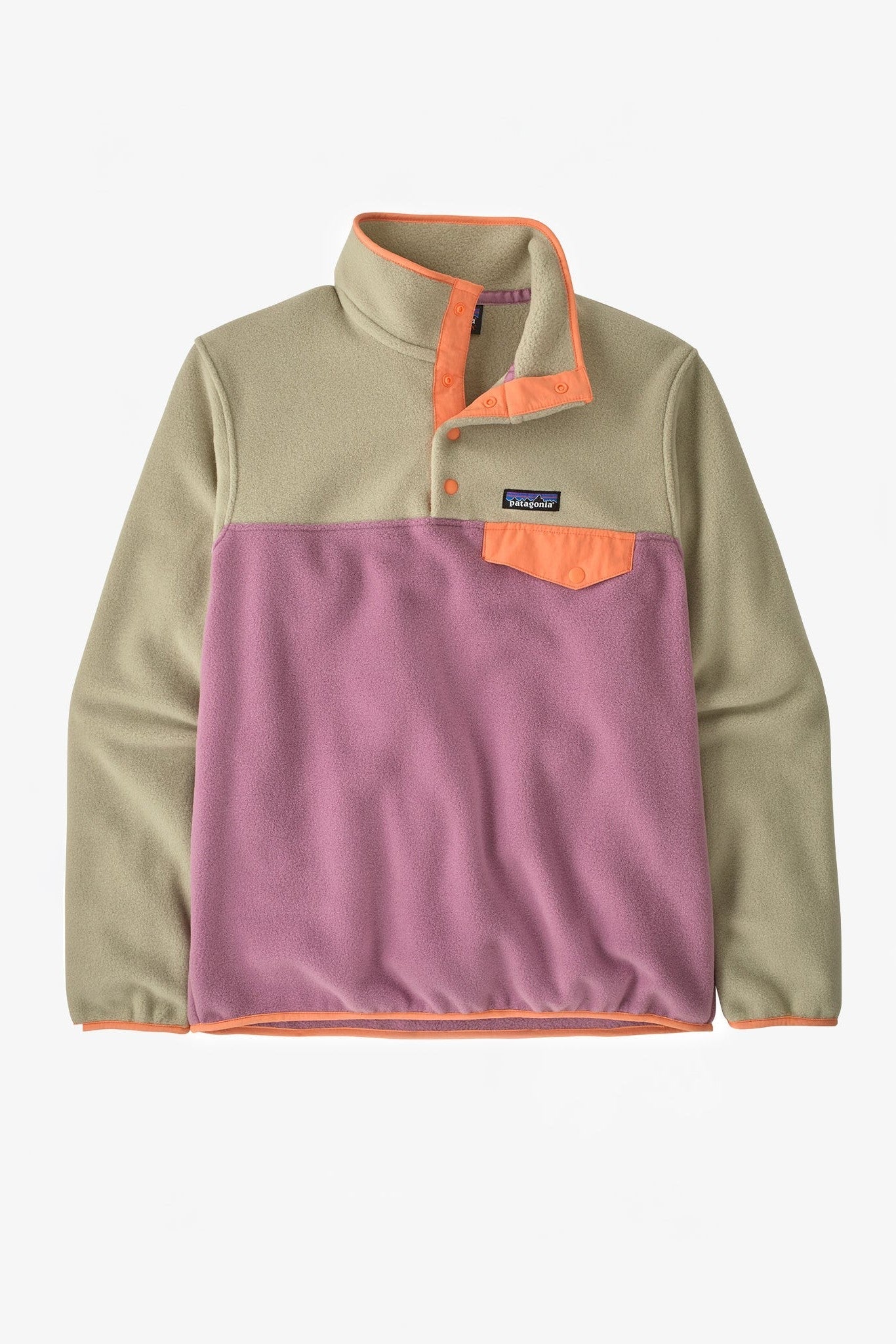 PATAGONIA - Women's Lightweight Synchilla Snap - T Pullover - Light Violet - BACKYARD