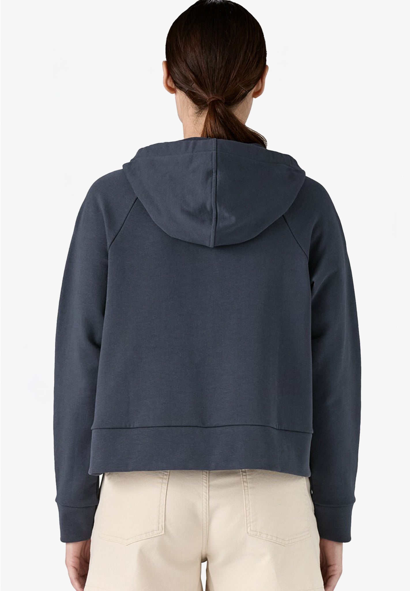 PATAGONIA - Women's Regenerative Organic Certified Cotton Essential Hoody - Smolder Blue - BACKYARD