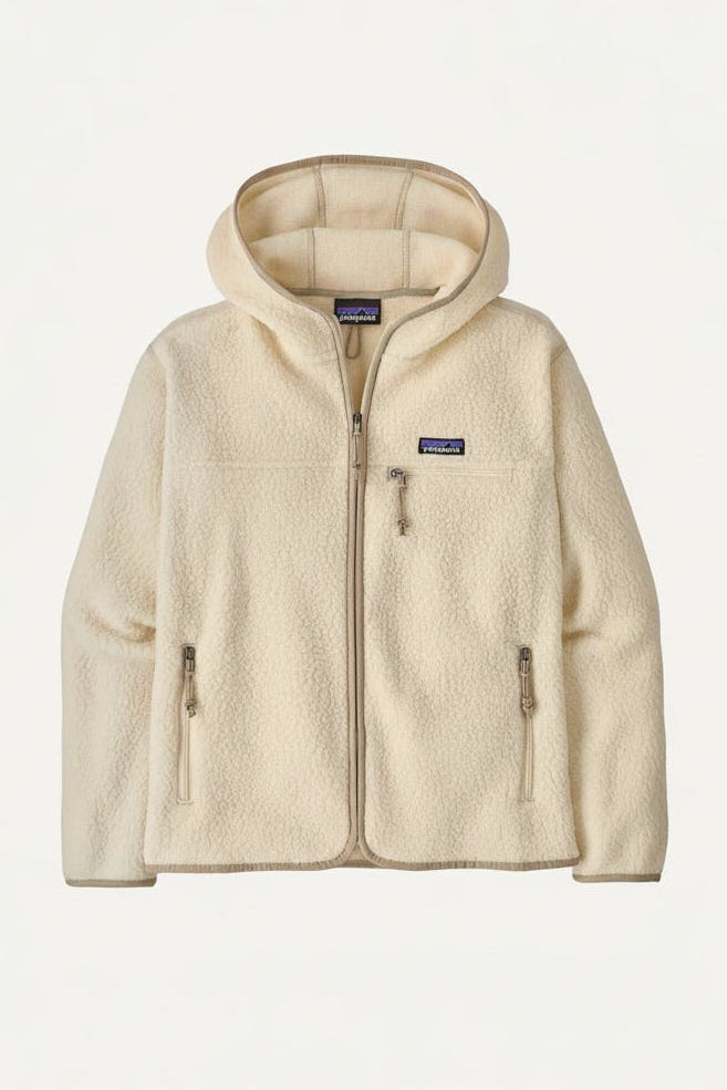 PATAGONIA-Women's Retro Pile Hoody-Natural-BACKYARD