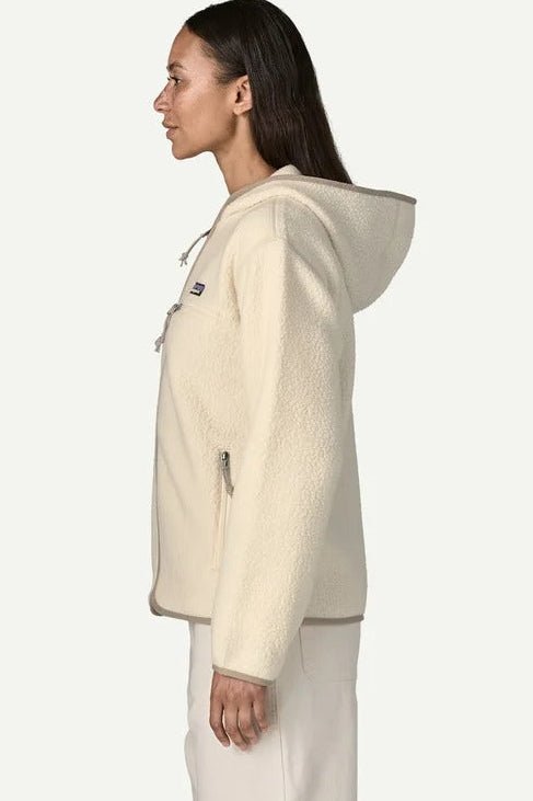 PATAGONIA-Women's Retro Pile Hoody-Natural-BACKYARD