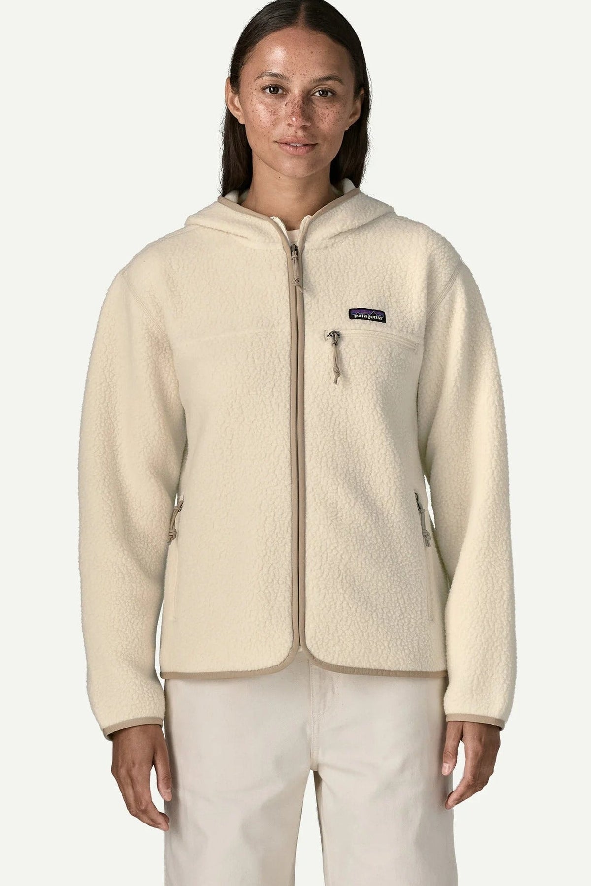 PATAGONIA-Women's Retro Pile Hoody-Natural-BACKYARD