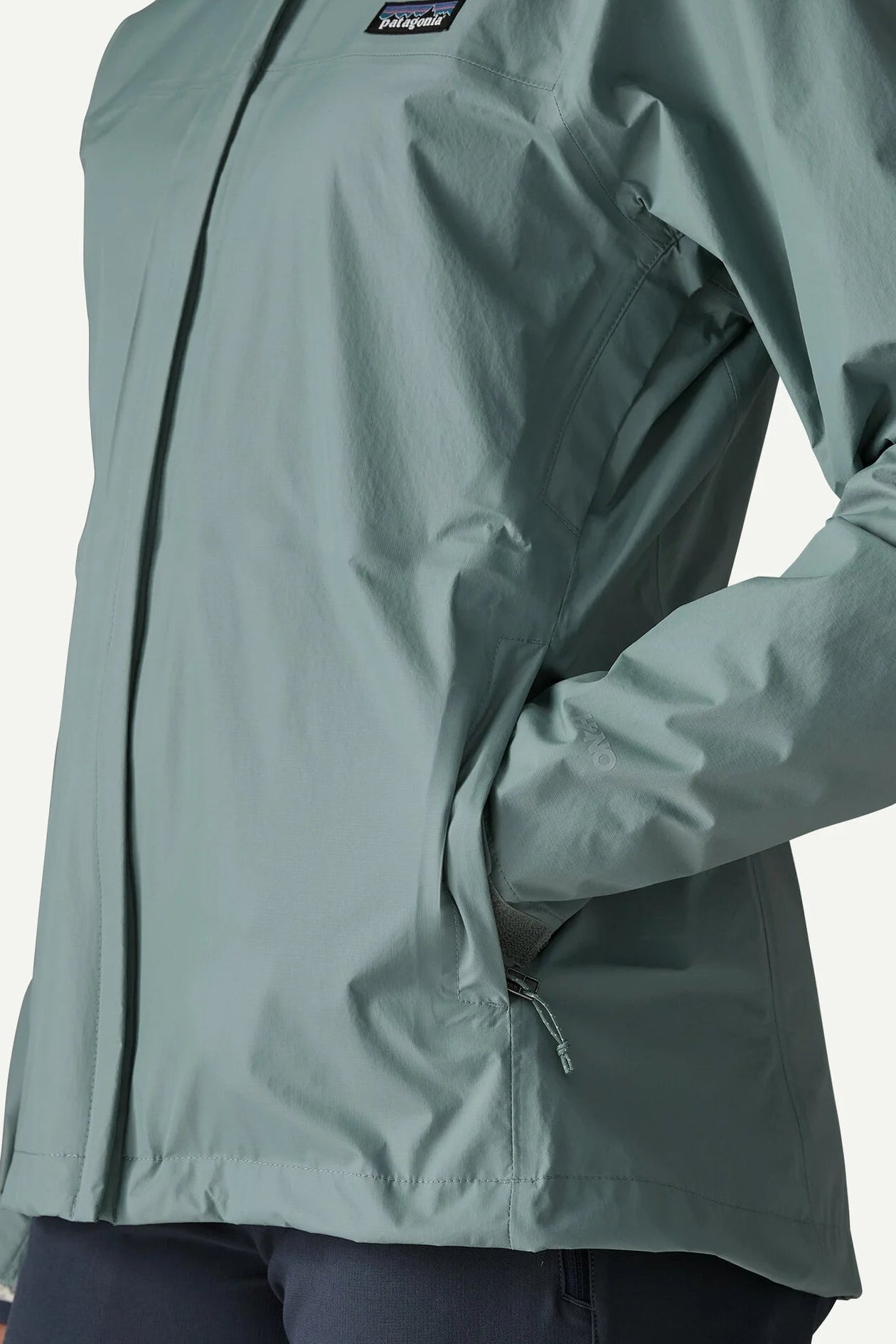 PATAGONIA-Women's Torrentshell 3L Rain Jacket-Blue Sage-BACKYARD