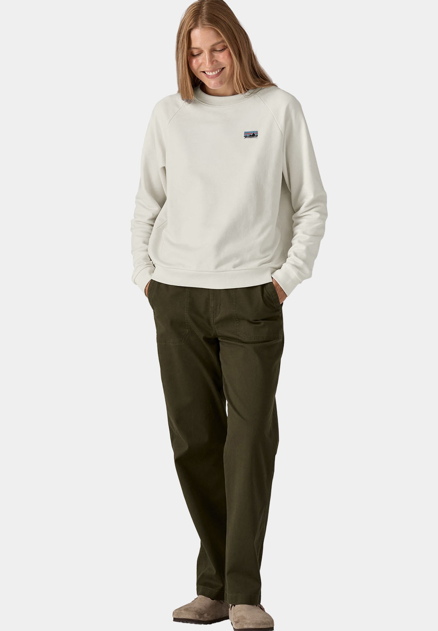 PATAGONIA - Women's Regenerative Organic Certified Cotton Essential Top - Wool White - BACKYARD