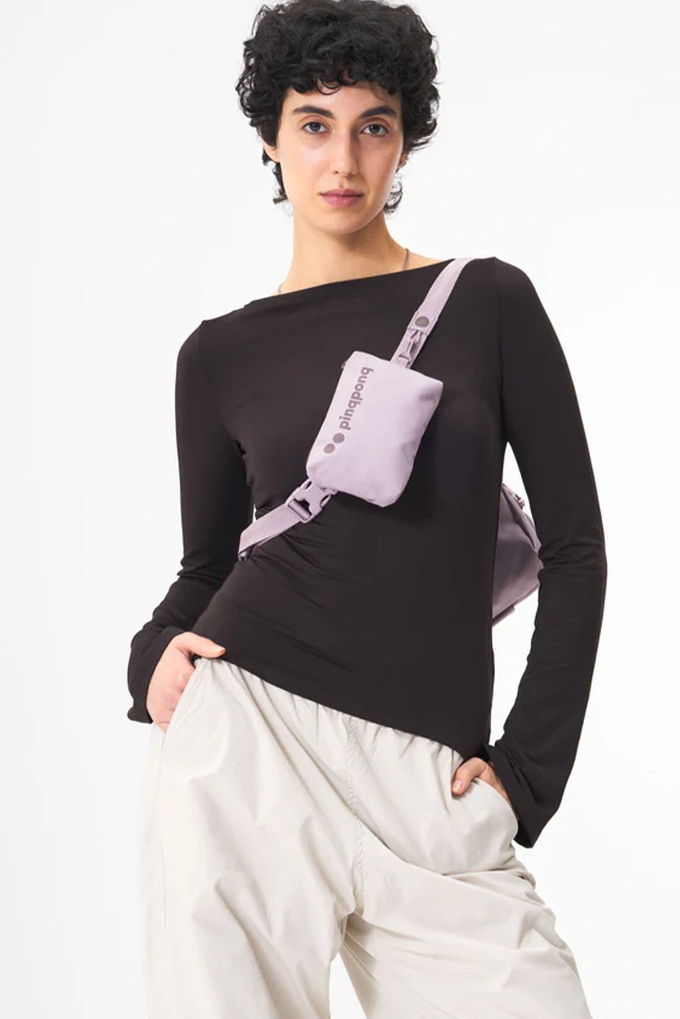 PINQPONQ - Aksel Hipbag - Construct Lilac - BACKYARD