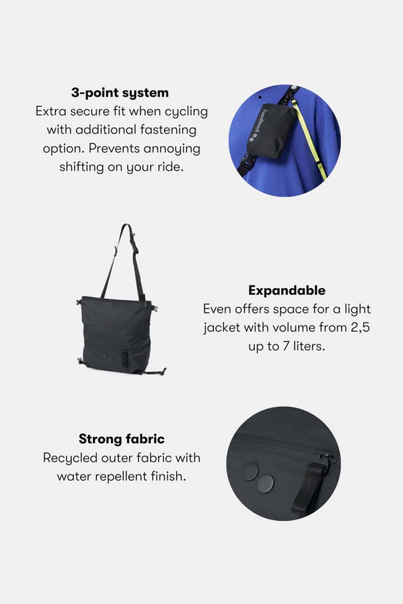 PINQPONQ - Aksel Hipbag - Solid Olive - BACKYARD