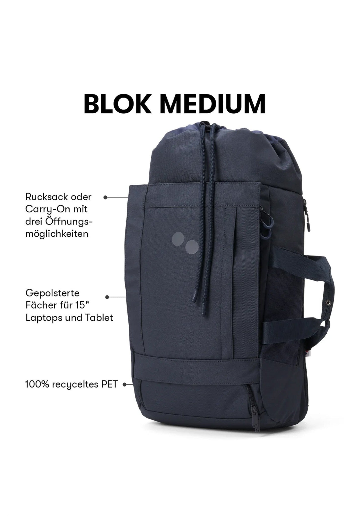 PINQPONQ - Blok Medium - Fjord Navy - BACKYARD