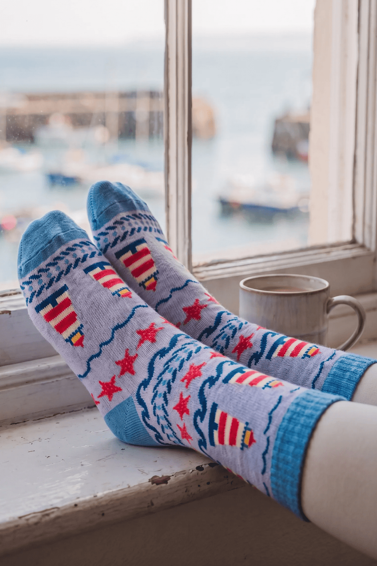 POLAR STAR-Forlygter Nordic Socks-Forlygter Lighthouse-BACKYARD