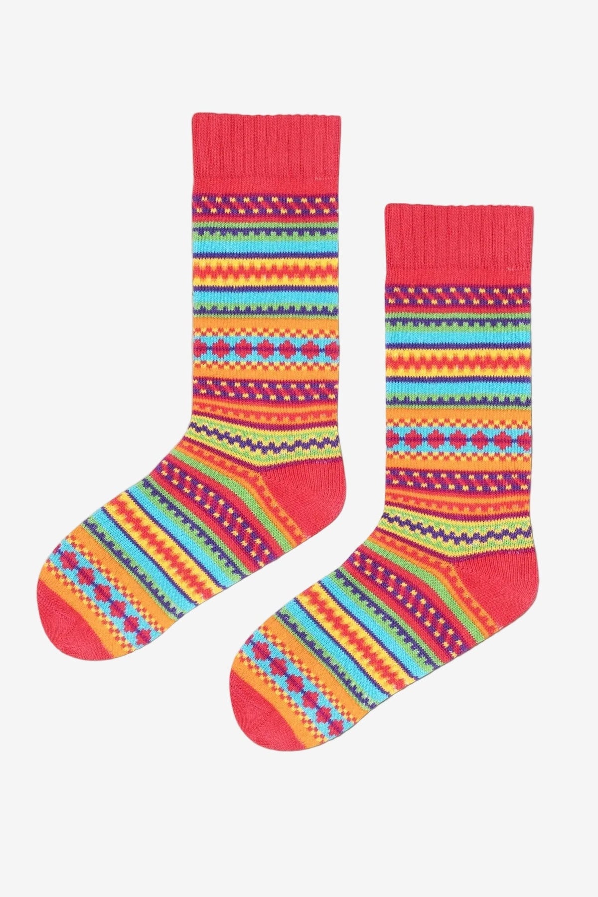 POLAR STAR-Freja Nordic Socks-Freja Colourful Jacquard-BACKYARD
