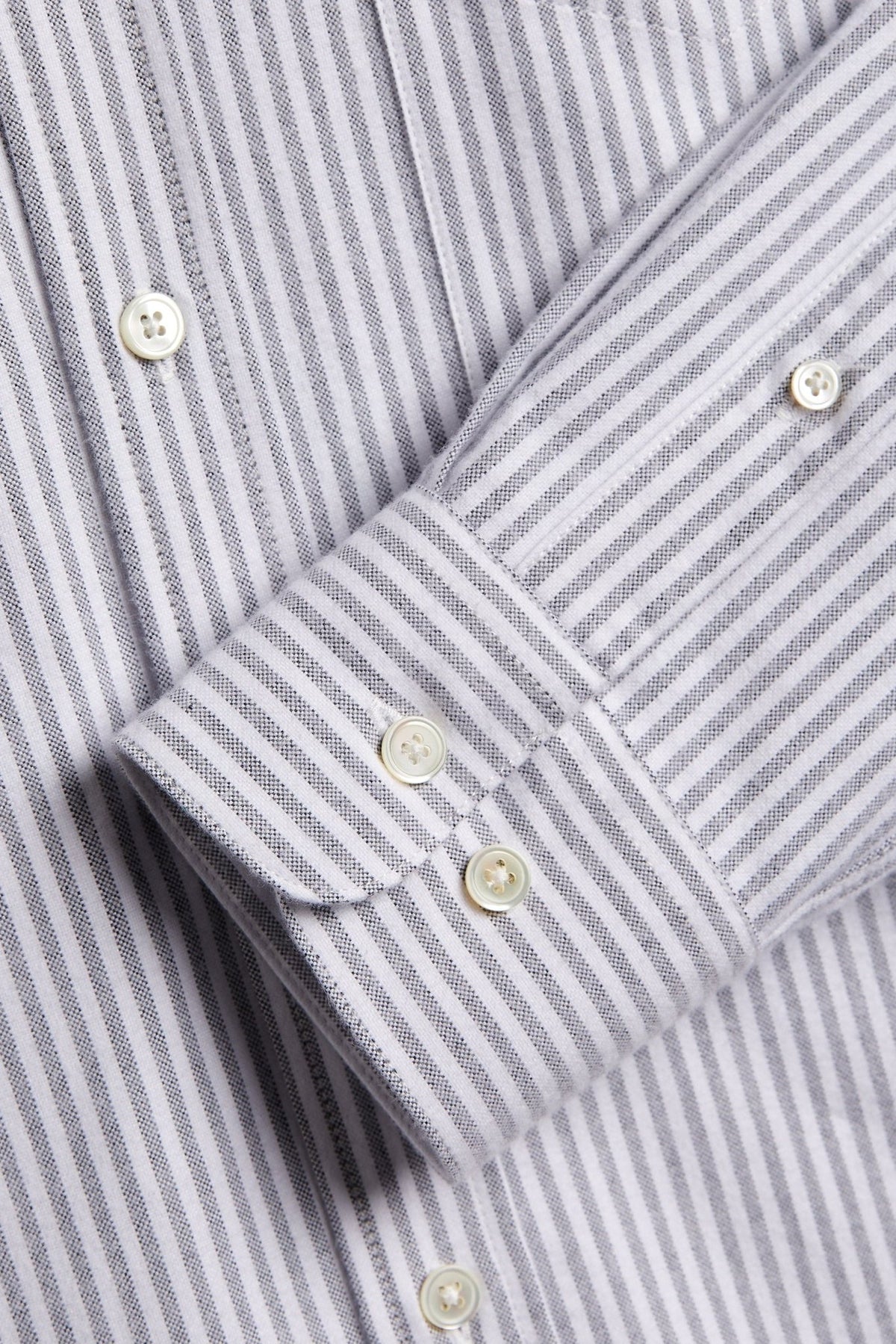 PORTUGUESE FLANNEL-Brushed Oxford-Black Stripe-BACKYARD