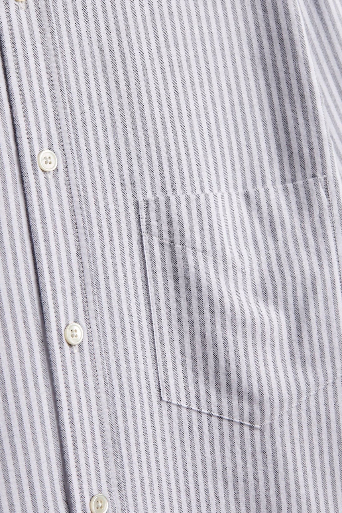 PORTUGUESE FLANNEL-Brushed Oxford-Black Stripe-BACKYARD