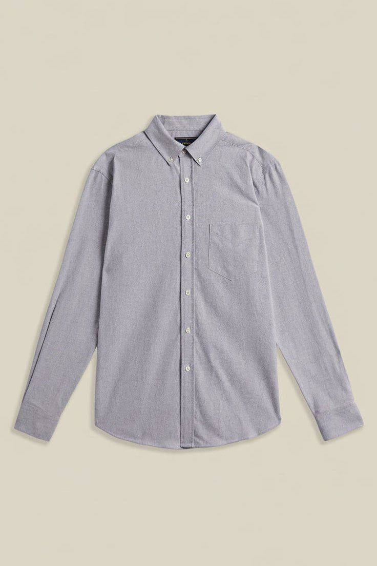 PORTUGUESE FLANNEL-Brushed Oxford-Black-BACKYARD