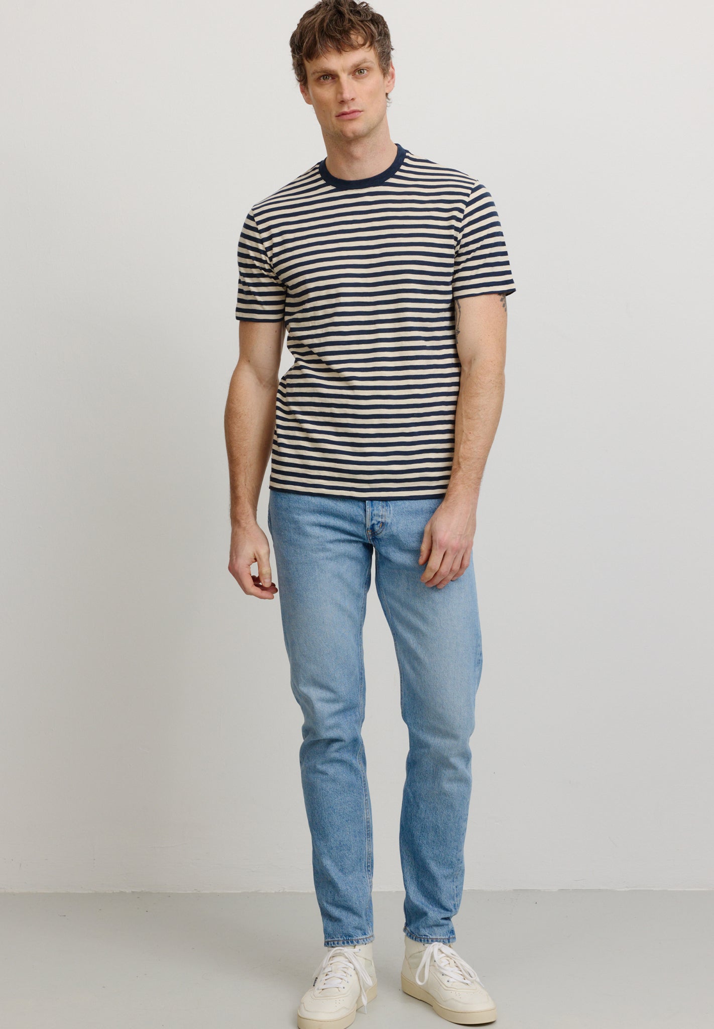 RECOLUTION - Delonix Stripes - Dark Navy - BACKYARD