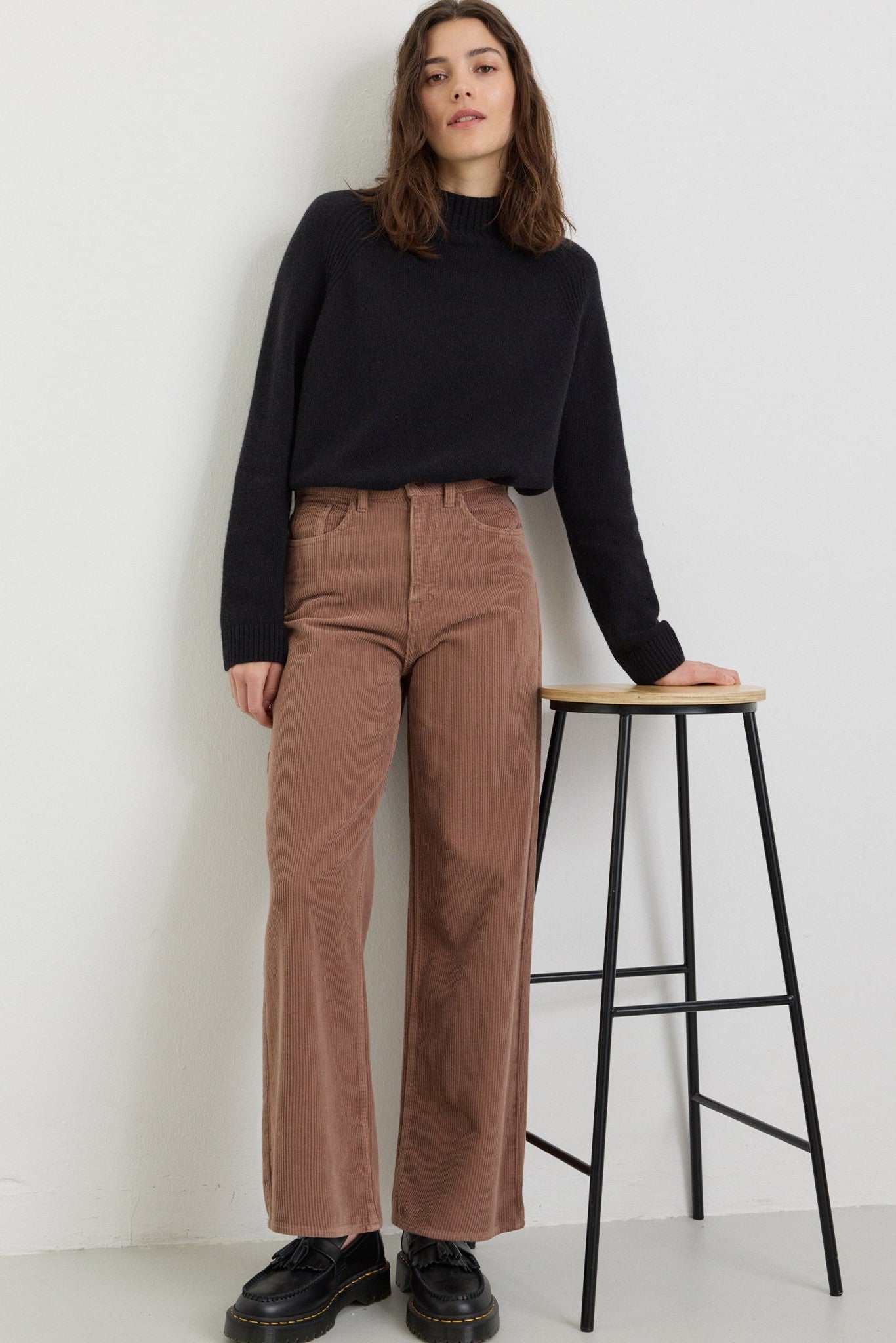 RECOLUTION - Erica Corduroy - Cognac Brown - BACKYARD
