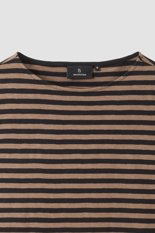 RECOLUTION-Iris Stripes-Vintage Brown-BACKYARD