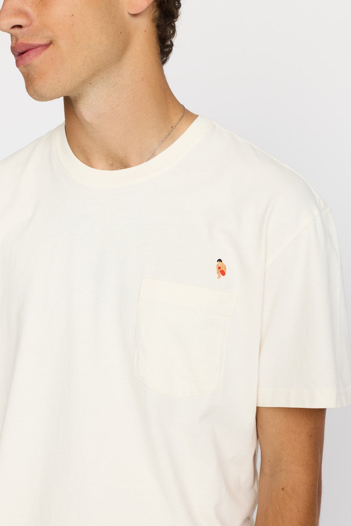 REVOLUTION - 1450 BOM Application T-Shirt - Offwhite - BACKYARD