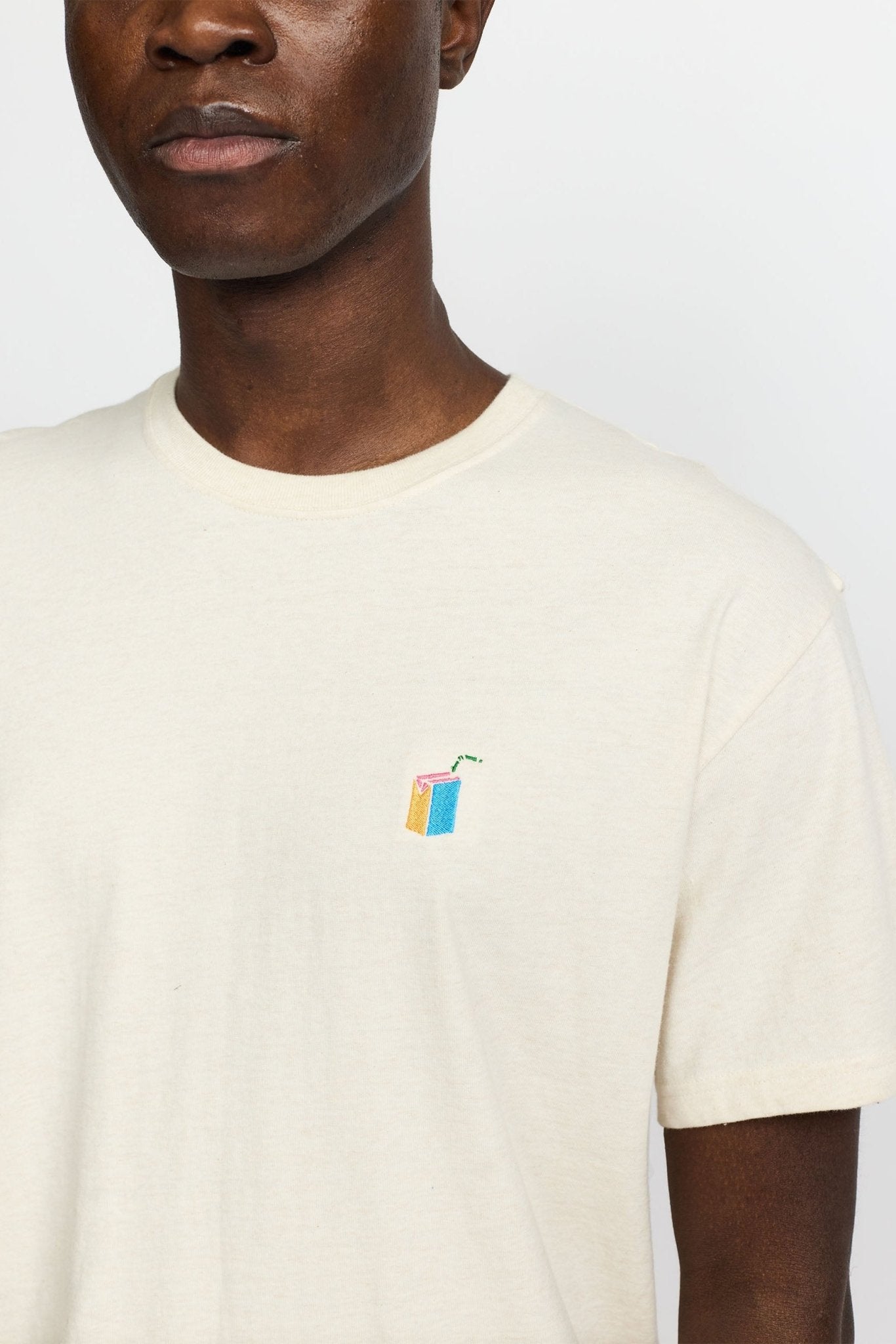 REVOLUTION-1461 JUI Application T-Shirt-Offwhite Melange-BACKYARD