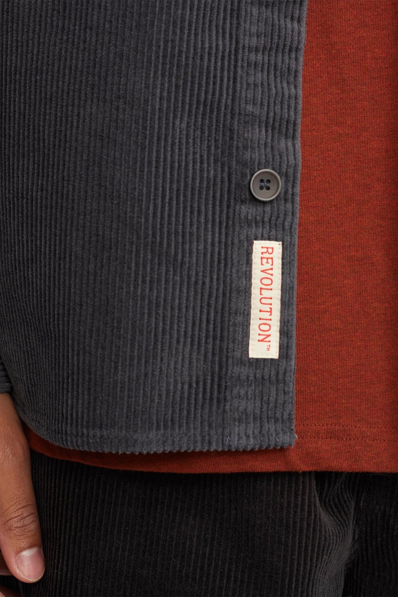 REVOLUTION - 3776 Utility Overshirt - Darkgrey - BACKYARD