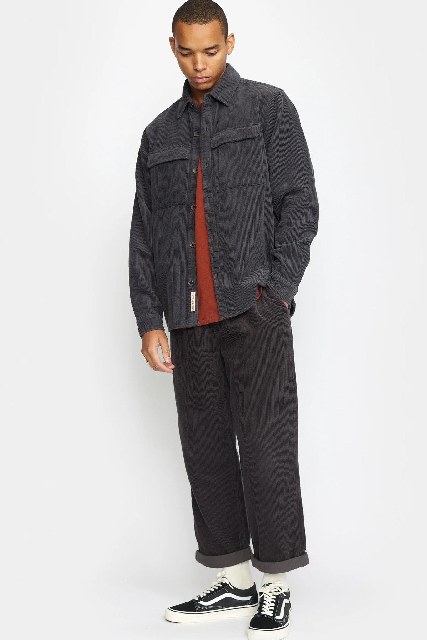 REVOLUTION - 3776 Utility Overshirt - Darkgrey - BACKYARD