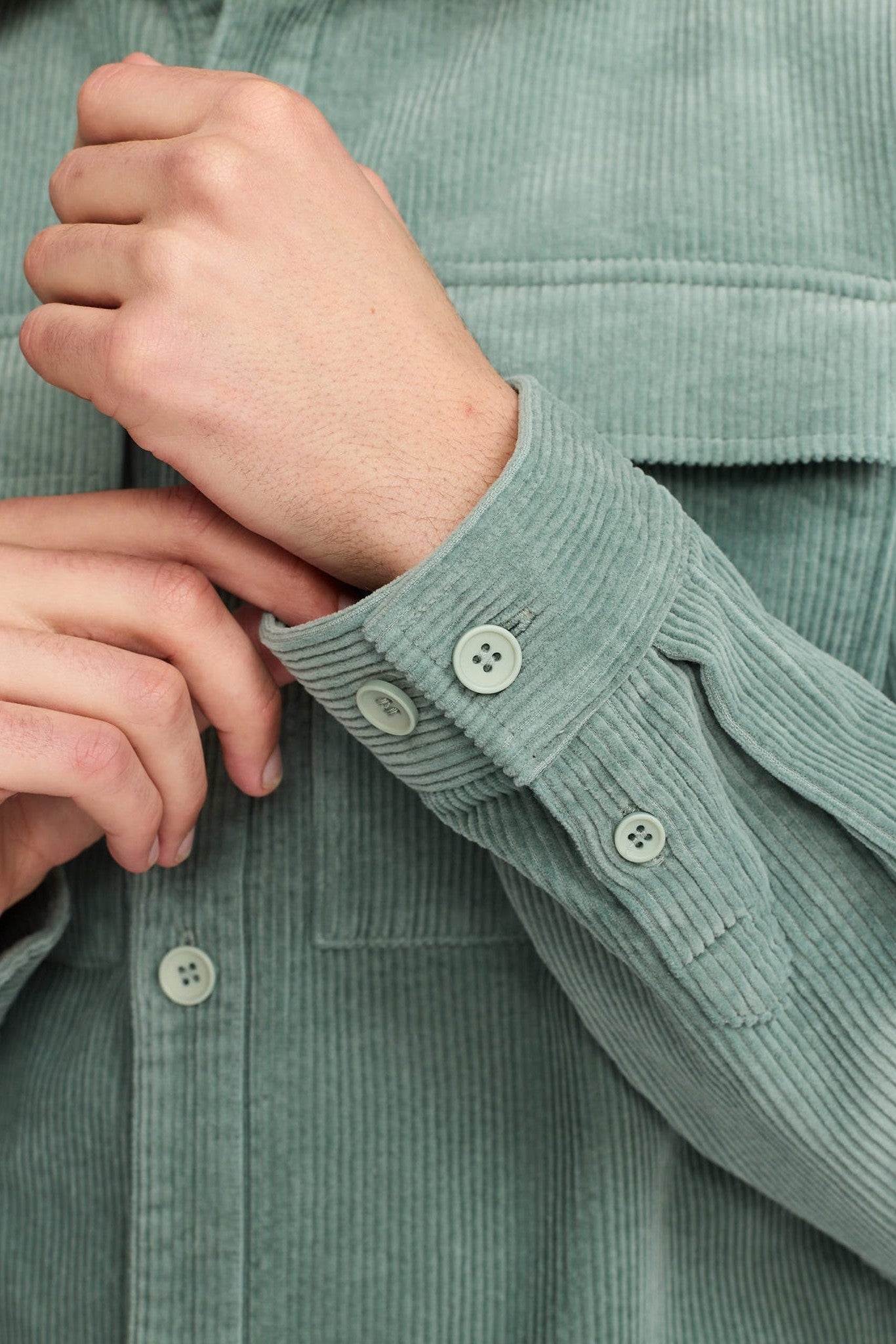 REVOLUTION - 3776 Utility Overshirt - Dustmint - BACKYARD