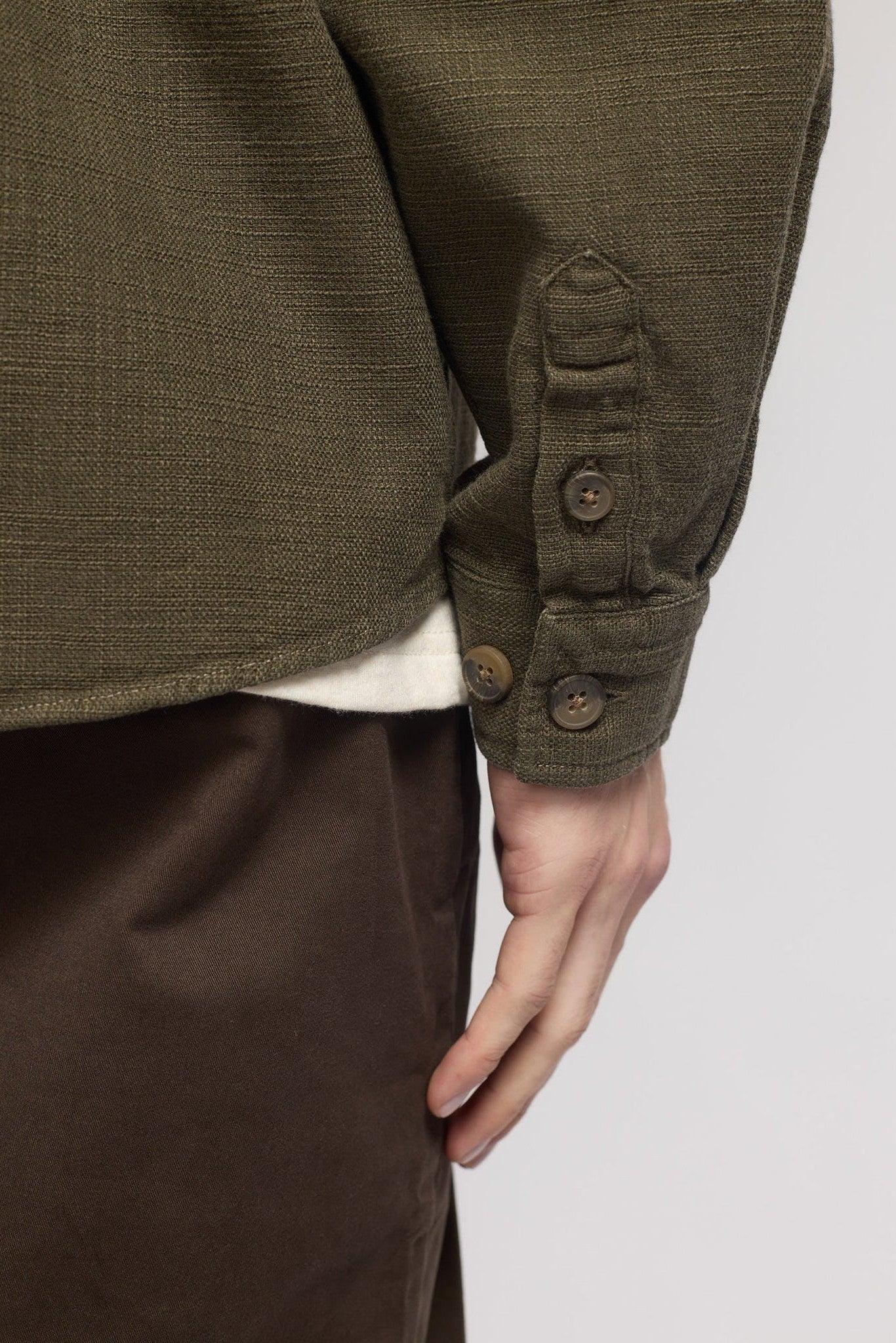REVOLUTION - 3997 Casual Overshirt - Army - BACKYARD