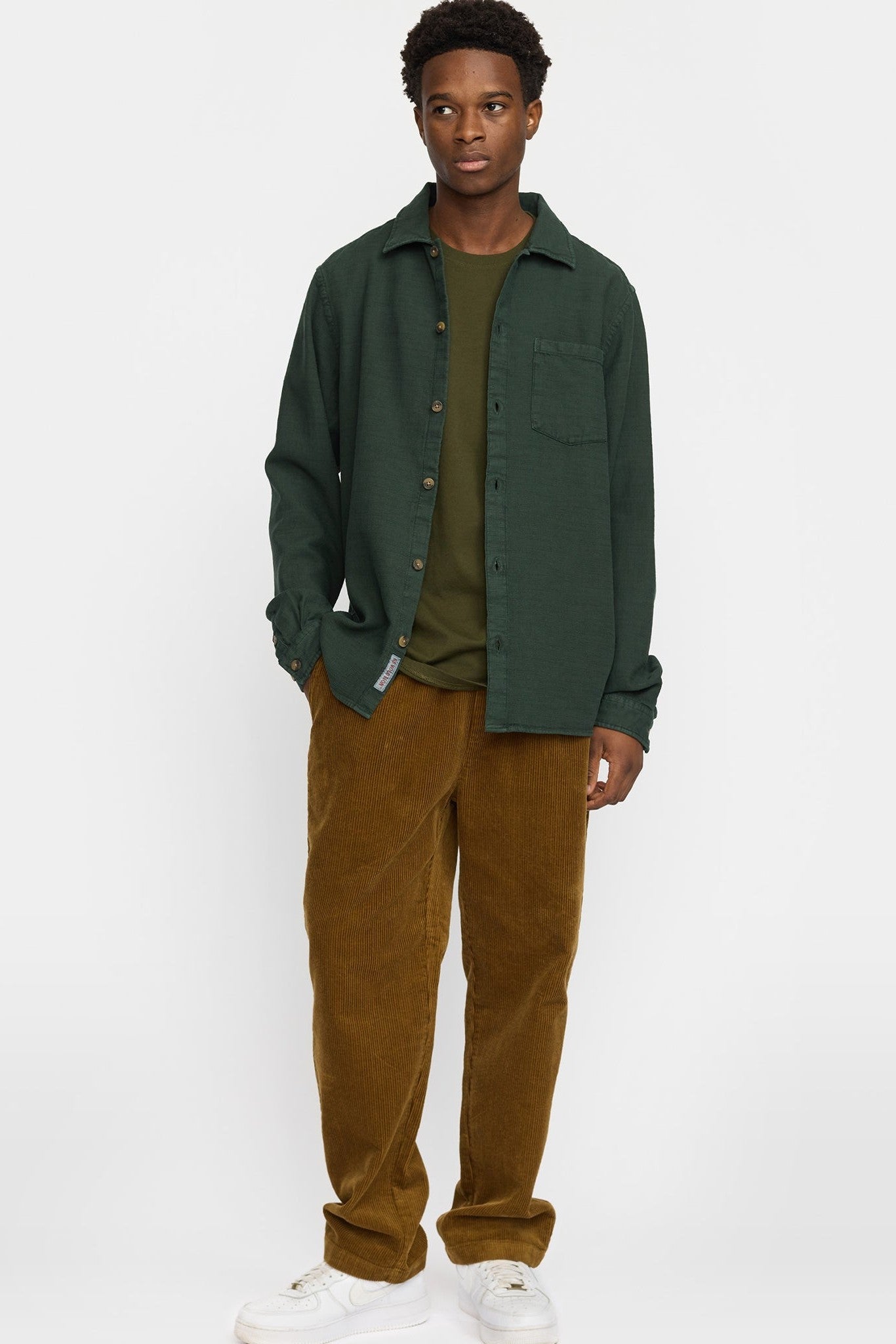 REVOLUTION - 3997 Casual Overshirt - Darkgreen - BACKYARD