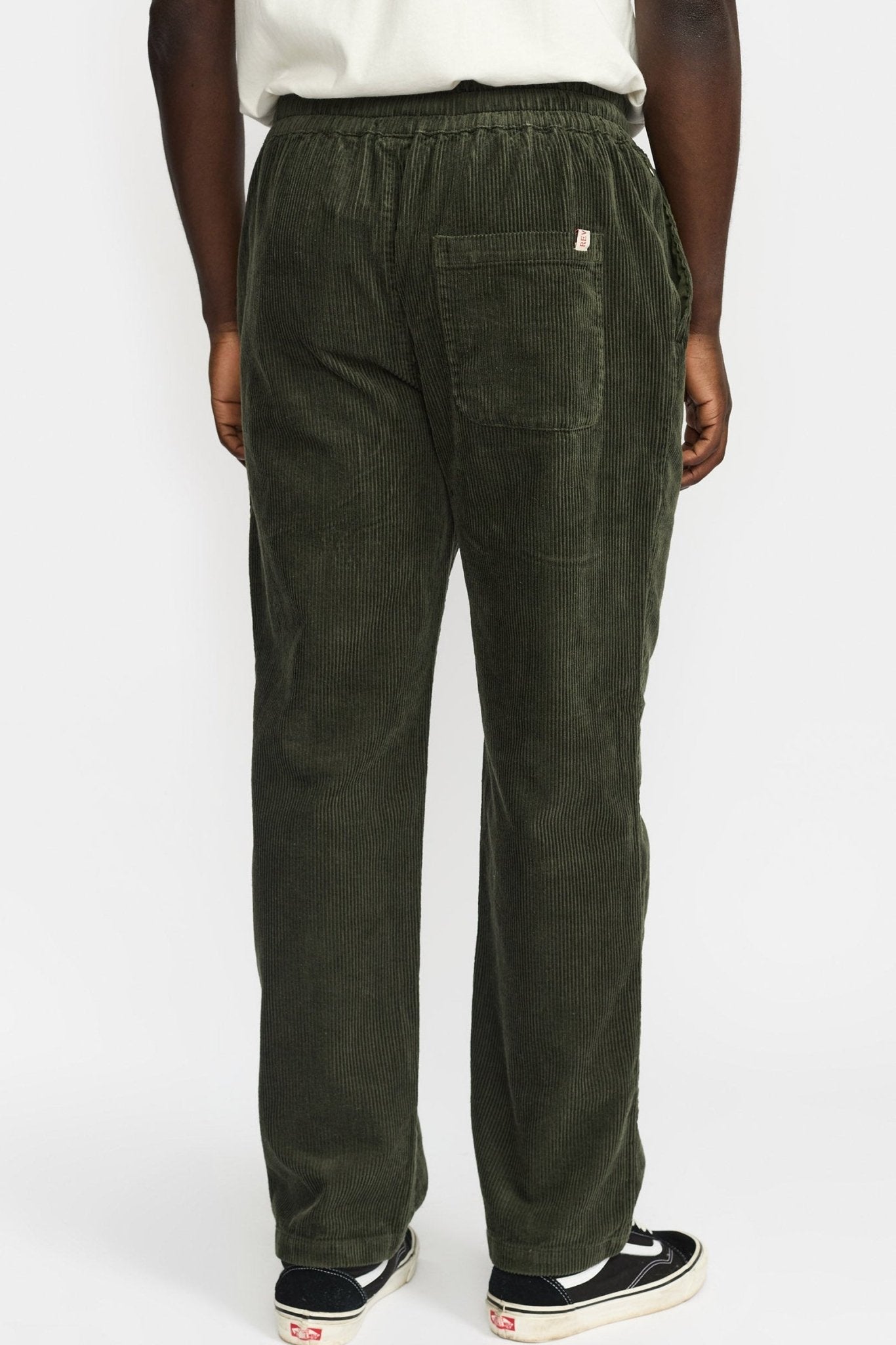 REVOLUTION-5874 Casual Trousers-Army-BACKYARD