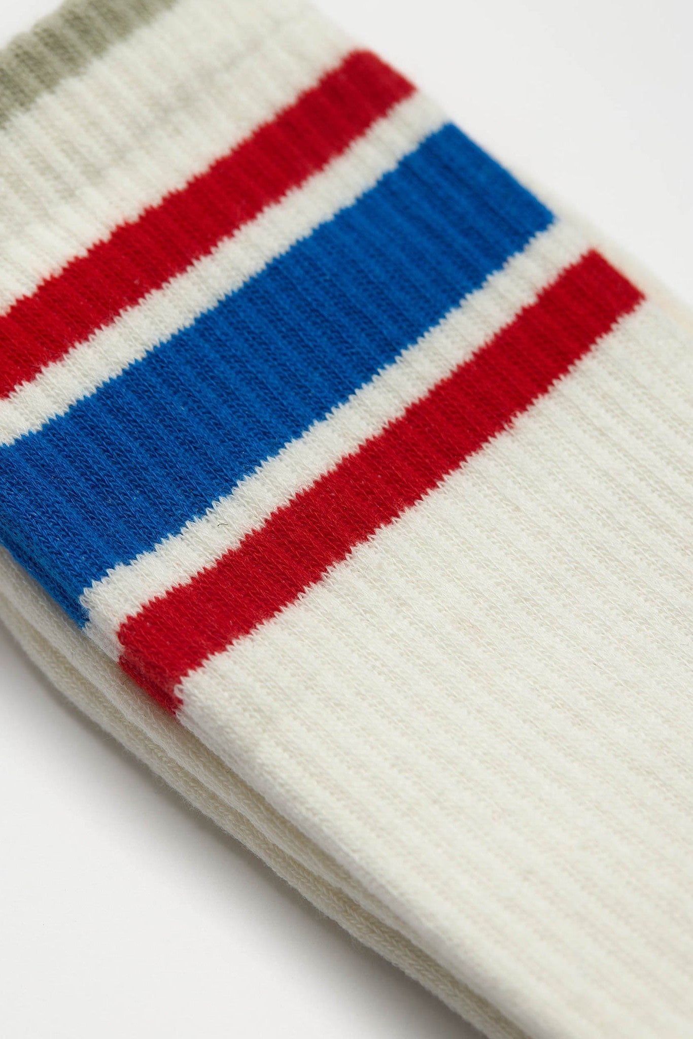 REVOLUTION - 8921 Jaquard Crew Socks - Offwhite - BACKYARD