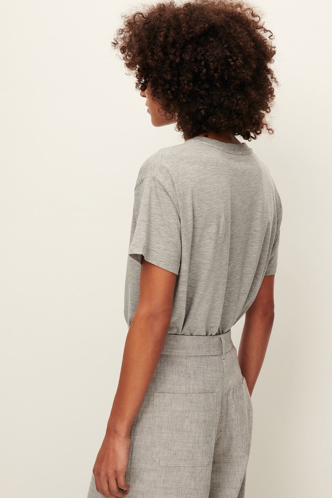 SESSUN - Too Tee - Mid Grey - BACKYARD