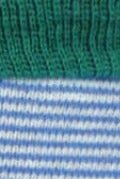 THOUGHT - Men’s Stripe Crew Socks - Light Aqua Blue - BACKYARD