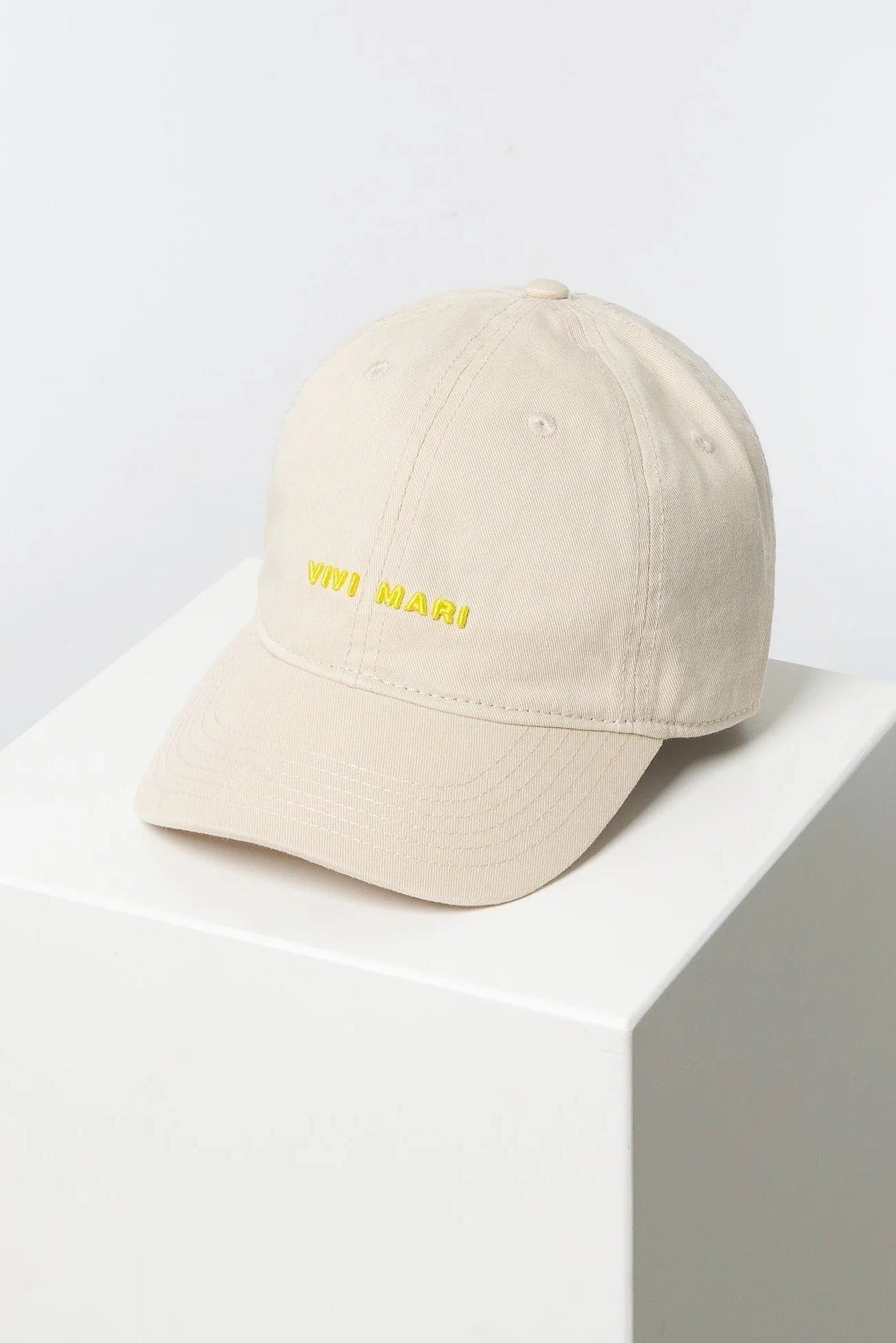 VIVI MARI-Cap Solid-Sand Yellow-BACKYARD