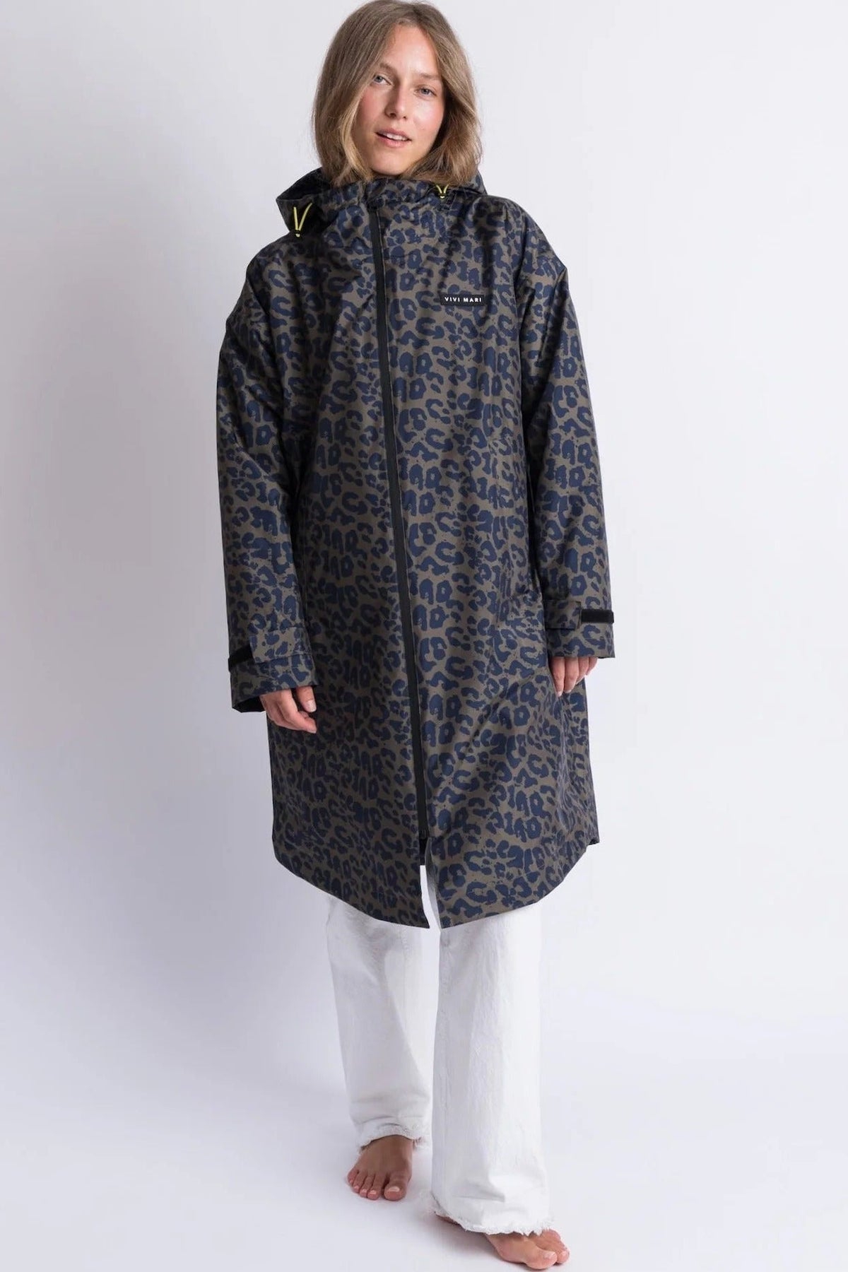 VIVI MARI-Rain Parka-Navy Olive Navy-BACKYARD