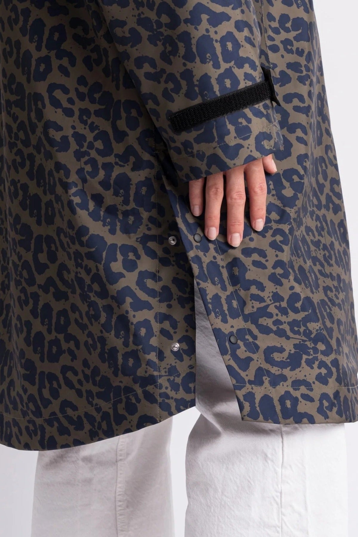 VIVI MARI-Rain Parka-Navy Olive Navy-BACKYARD