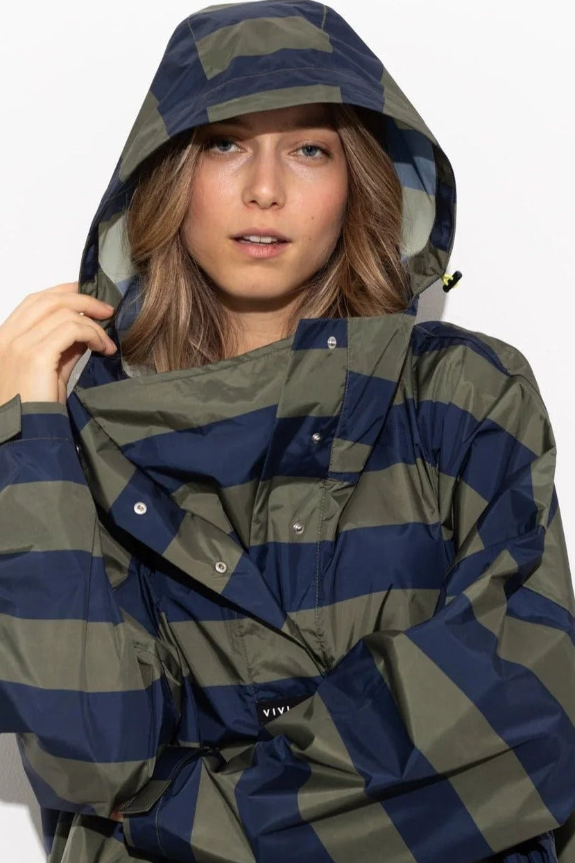 Raincoat Bold Stripes