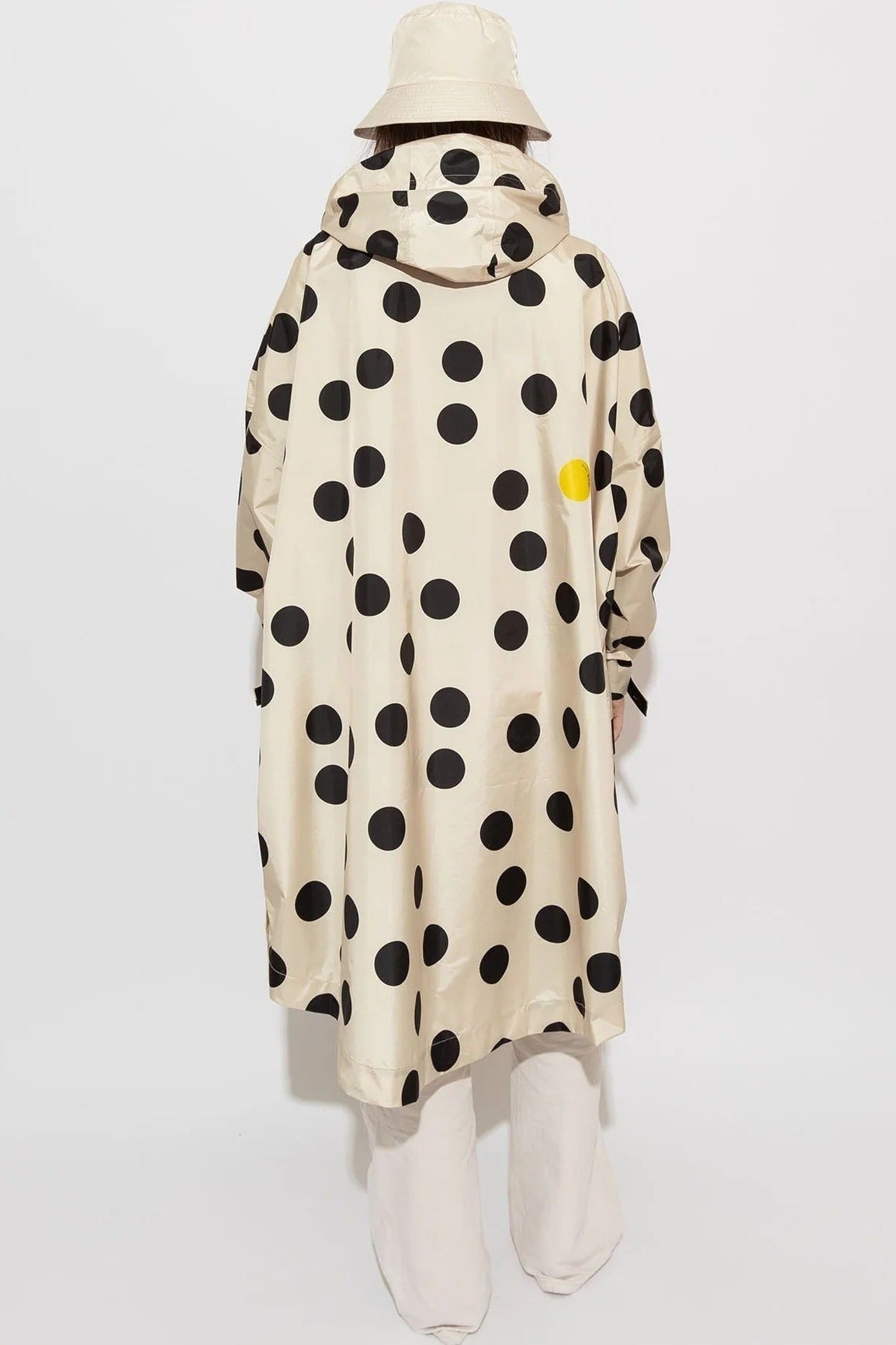 VIVI MARI-Raincoat Dots-Black Sand-BACKYARD