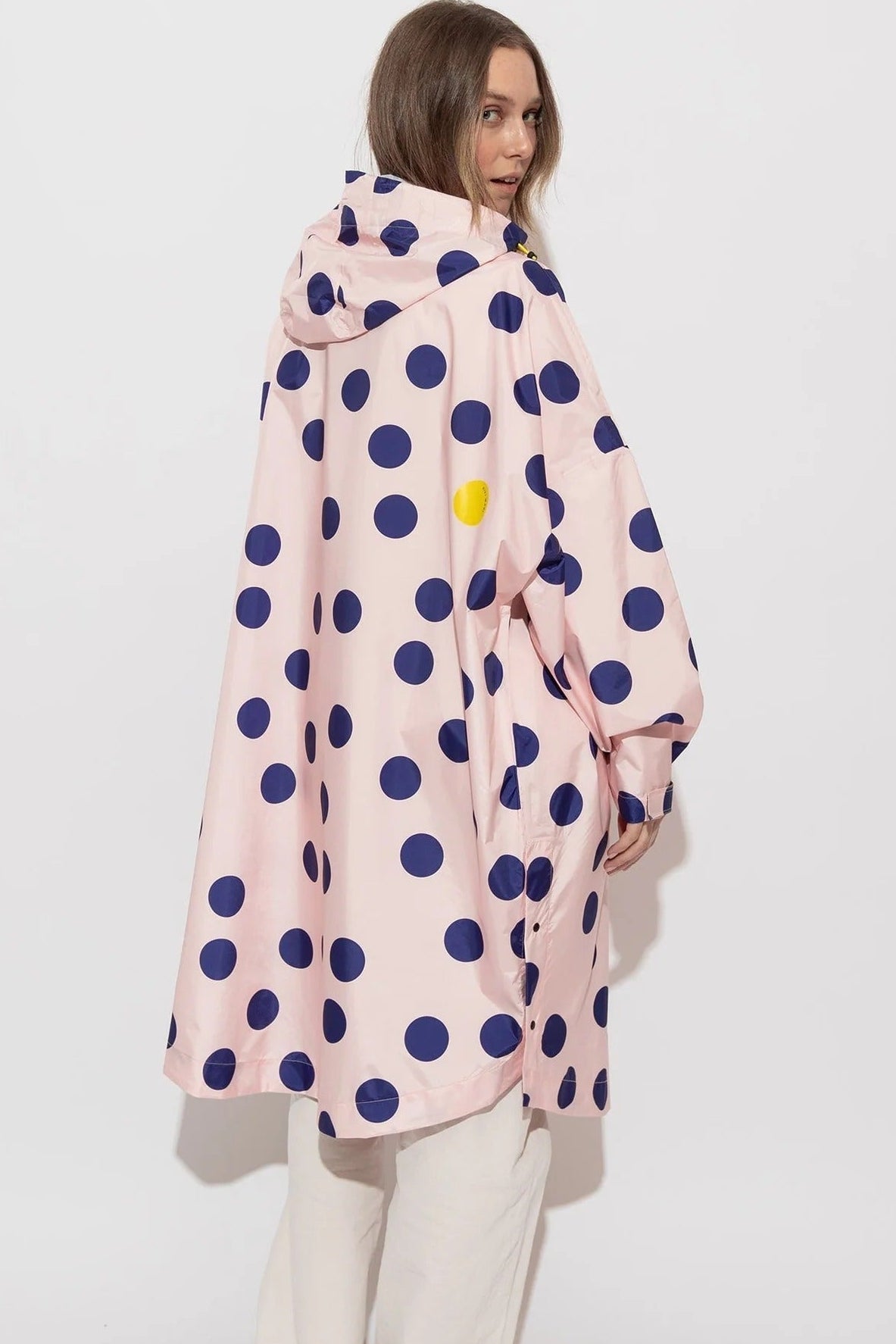VIVI MARI-Raincoat Dots-Powder Blue-BACKYARD