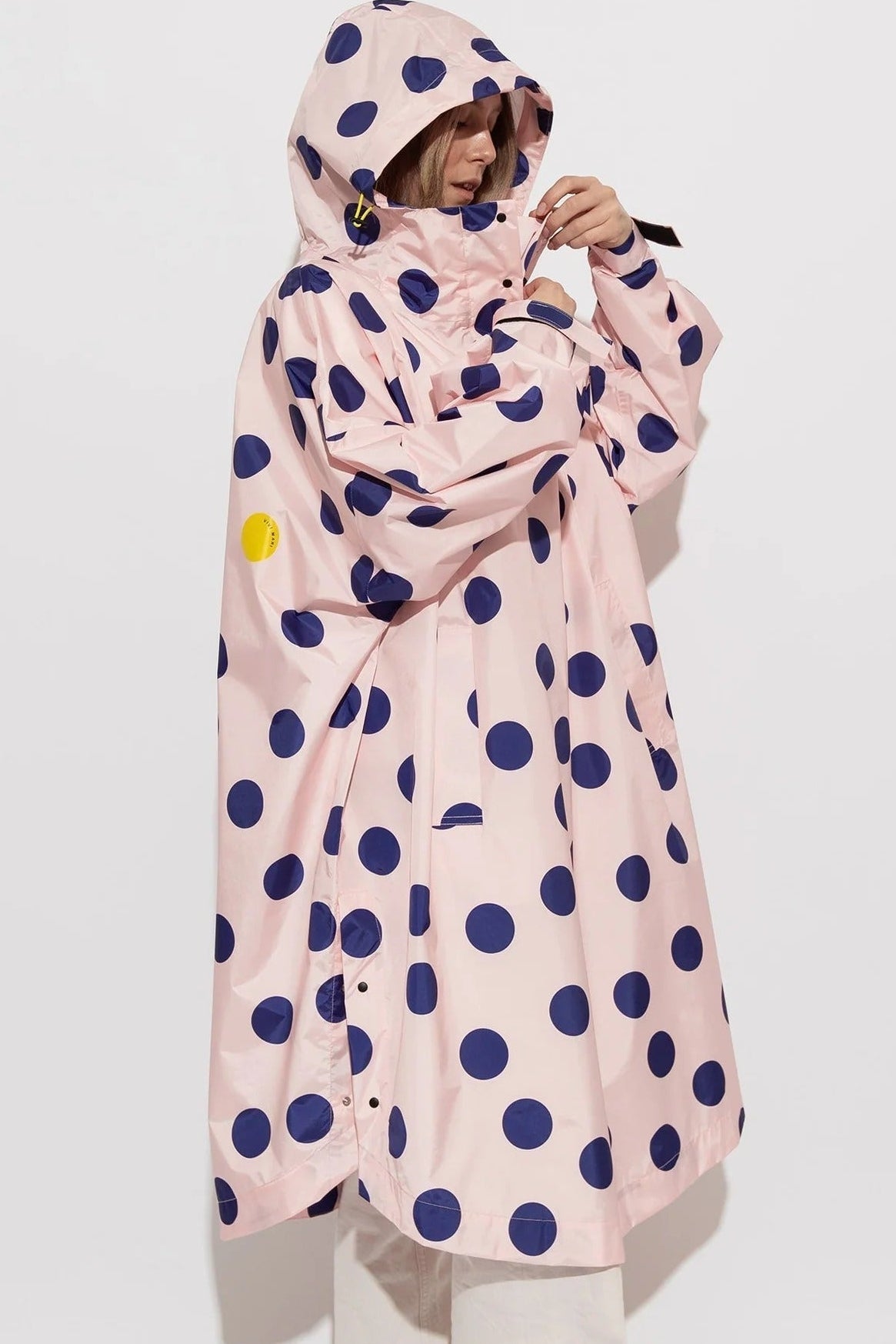 VIVI MARI-Raincoat Dots-Powder Blue-BACKYARD